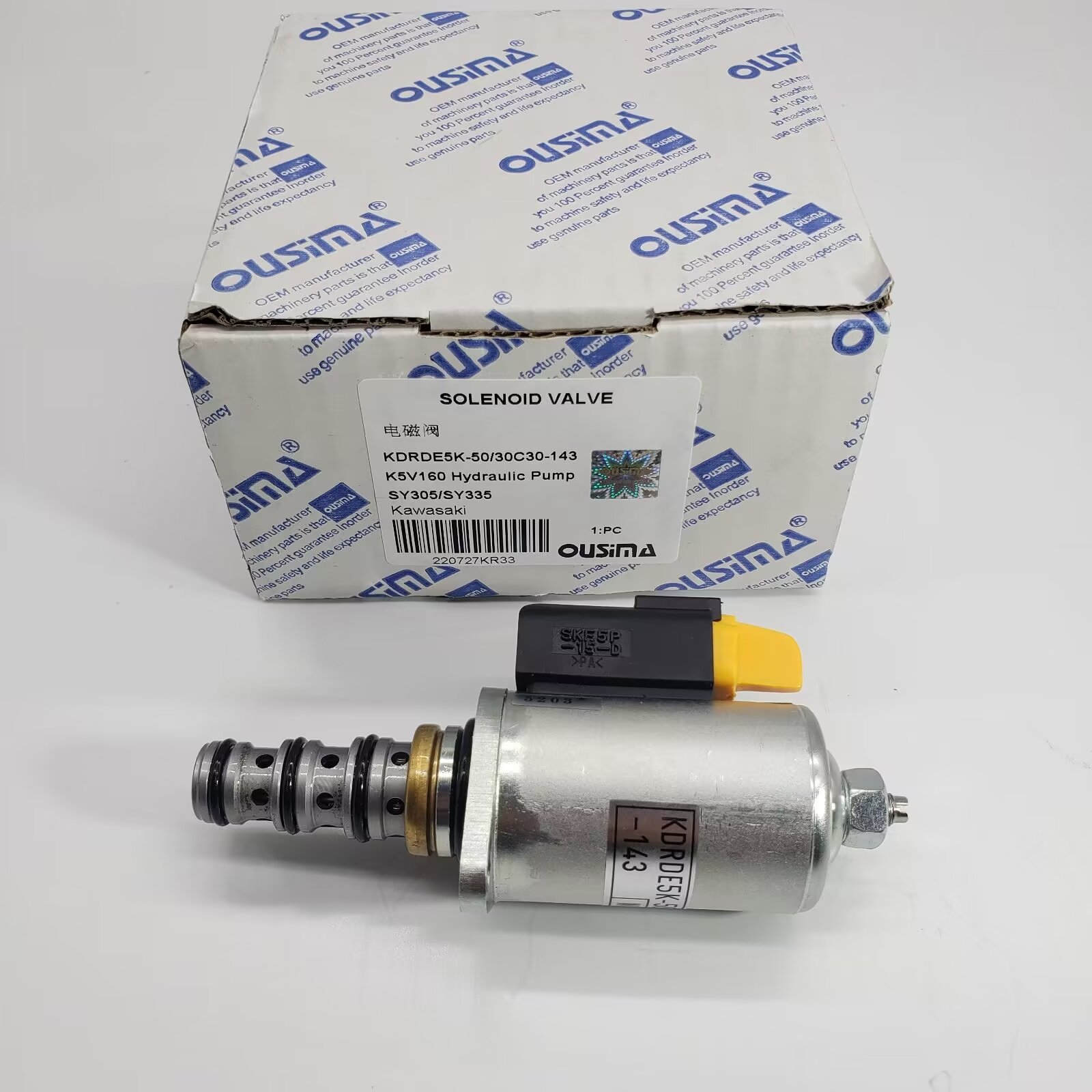 OUSIMA Solenoid Valve KDRDE5K-50 30C30-143 for Kawasaki