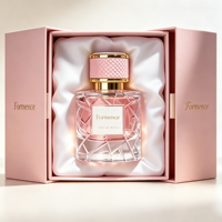 Botol Parfum Kaca Kosong Harga Grosir Frasco De Perfume 50ml 100ml Botol Parfum Silinder dengan Kotak Kustom