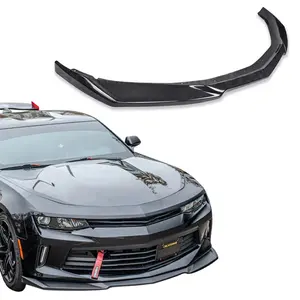 คาร์บอนไฟเบอร์ด้านหน้าลิปสําหรับ 2016-2018 Chevrolet Camaro SS 2019-2022 Camaro LT LS RS | ZL1 สไตล์กันชนหน้าลิปด้านล่าง