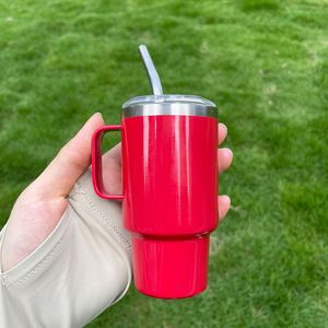 Vasos de chupito de acero inoxidable de 3 oz, mini, bonitos, con asa, para sublimación, con tapa y pajita metálica, para envolturas UV DTF - Product Image 5
