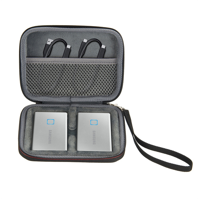 EVA Hard Case Compatible with Portable  External Solid State Drive and Accessories