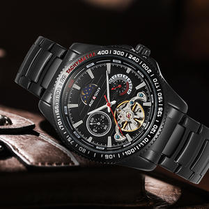 Nuevo reloj para hombre, correa de acero Esqueletizado multifuncional, reloj de pulsera resistente al agua, reloj elegante para hombre - Product Image 2