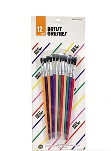 Juego de 12 Pinceles de Pintura Artística de Alta Calidad, Profesionales y Personalizados, Serie Artista, para <span class=keywords><strong>Dibujo</strong></span> y Pintura - Product Image 4