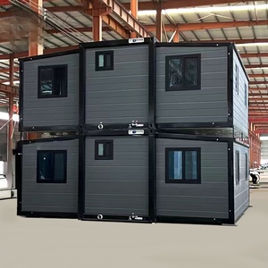 Structure Moderne en Acier Mobile Portable Petite Maison Double Pont Étanche Extensible Conteneur Maison 1 2 3 Chambres pour le Salon - Product Image 3