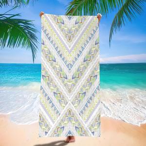 Bohemian Microfiber Beach Swim Towel Digital Print Quick-Drying Lightweight <b>Bath</b> Towel Summer & Pool Essential - Product Image 2