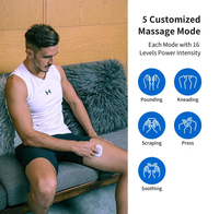 Machine de thérapie Ems Tens personnalisée Mini Pad double hôte cadeau pour le traitement du soulagement de la douleur musculaire 5 Modes Masseur électronique d'impulsions