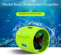Propulseur sous-marin sans balais 12-24V, moteur submersible étanche à haute poussée pour bateau à appât RC, modèle de bateau, robot sous-marin