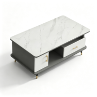 Table basse moderne en pierre frittée, meuble TV décoratif multifonctionnel pour salon, personnalisable OEM ODM