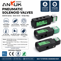 Vanne pilote à bobine ASCO 551 8551 1/4 BSP 3 voies 4 voies, corps en aluminium, laiton et acier inoxydable résistant à la corrosion pour services pneumatiques intensifs