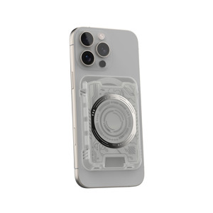 Nuovo Design Custodia Portafoglio Magnetica in TPU Stile Cyber Bianco+<span class=keywords><strong>Nero</strong></span> con Porta Carte Antiurto e Antifurto per Cellulari - Product Image 1