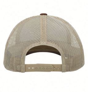 Sombrero de camionero de 5 paneles de gamuza de alta calidad, ala curva de moda, 3D logotipo bordado personalizado para hombres y mujeres, pesca deportiva al aire libre - Product Image 2