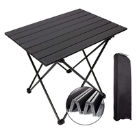 Table pliante carrée enroulable de camp portable Table pliable légère pour Table de camping de pique-nique