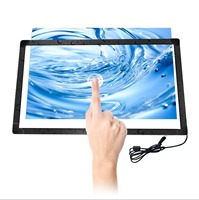 Nouvel écran tactile infrarouge 32 pouces 1920x1080, multi-touch, USB sans pilote, machine publicitaire tout-en-un pour l'enseignement, écran modulable