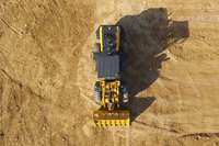 Mini-chargeuse compacte 665F à chargement par le haut, chargeuse de grumes et chargeuse frontale, capacité de 2,9 à 5,5 m pour la construction, 20,5 tonnes