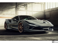 Kit de carrosserie avant en fibre de carbone de haute qualité, style N amélioré, pour Ferrari F8, personnalisé, vente chaude, outils automobiles
