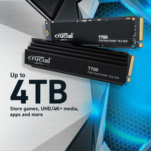 Unidad de Estado Sólido Interna Crucial T700 Gen5 NVMe M.<span class=keywords><strong>2</strong></span> SSD hasta 12,400 MB/s con DirectStorage Habilitado para Computadoras de Escritorio, Opciones de 1TB, 2TB y 4TB - Product Image 6