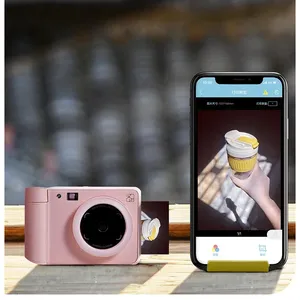 <span class=keywords><strong>HPRT</strong></span> Mini Taşınabilir Fotoğraf Yazıcısı Kablosuz Renkli Cep Kamera Etiket Yazıcısı Mobil Yazıcı - Product Image 3