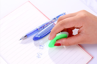 Ensemble de stylos Gel effaçables à l'eau, stylo à bille à encre effaçable personnalisé avec gomme, fournitures de bureau pour étudiants, vente en gros, nouvelle collection 2022