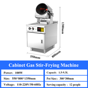 Máquina de <span class=keywords><strong>Cocina</strong></span> Automática Comercial Económica In-Smart, Wok Semiautomático a Gas, <span class=keywords><strong>Robot</strong></span> Inteligente Multifuncional para Restaurante - Product Image 5