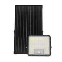 Projecteur LED solaire 80W, super haute luminosité, série Cube, IP65, grande zone d'éclairage pour jardin, rue, parking
