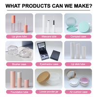 Nouveau design coloré, tubes à gloss cosmétiques vides en plastique transparent de 5 ml, forme spéciale, mignons, avec logo personnalisé OEM, bouchon à vis, couleur personnalisée