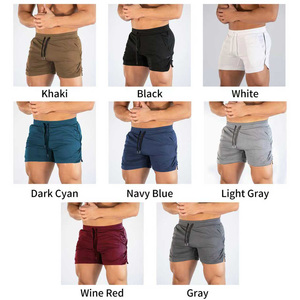 Pantalones Cortos Deportivos Personalizados al por Mayor para Hombre, de Secado Rápido, Talla Grande, Color Sólido, para Correr al Aire Libre, Maratón, Entrenamiento, Transpirables, 100% - Product Image 2