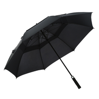Parapluie de golf à double auvent de 30 pouces avec logo personnalisé, ouverture automatique, grand auvent ventilé pour événements, cadeaux d'entreprise