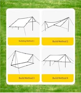 Tente de camping extérieure imperméable d'usine HOTO Tente d'abri de <span class=keywords><strong>survie</strong></span> légère - Product Image 5