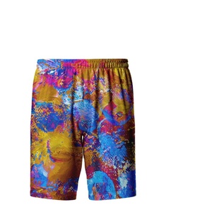 Custom Men's Jogging Shorts Casual Fitness Men's Swimming Running Shorts Polyester Beach Shorts - Product Image 1
