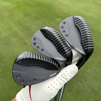 Tête de club de golf sand wedge pour droitier, gravée CNC avec logo personnalisé OEM, avec ou sans manche et poignée