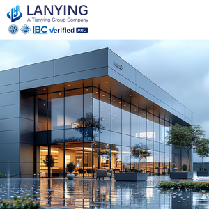 Prefab hiện đại kho thiết kế thương mại kim loại tòa nhà cho hội Thảo & nhà máy bán giá trên hiện đại prefab kim loại tòa nhà - Product Image 5