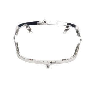 12.5*5.2cm personnalisation Nickel sacs à main <span class=keywords><strong>porte</strong></span>-<span class=keywords><strong>monnaie</strong></span> cadres sac en cuir accessoires <span class=keywords><strong>couture</strong></span> métal sac à main cadre - Product Image 2