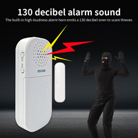 Sistema de dispositivo de alarma de entrada antirrobo inalámbrico Mini sensor de seguridad portátil Alarma antirrobo para puertas y ventanas