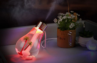 Ampoule colorée à ultrasons USB humidificateur d'air voiture Cool-brume turbine humidificateur de table Portable arôme diffuseur d'huile essentielle