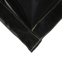 Joints de dilatation de conduit à soufflet en caoutchouc de silicone Résistance à la chaleur et à la corrosion noires