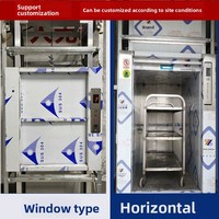 Nouvel Ascenseur Manuel de Livraison de Nourriture Sans Système de Propulsion, Sans Hauteur de Levage Minimale, pour Restaurants, Hôtels, Écoles, Cuisines et Cantines