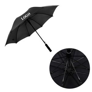 Premium Black Golf <b>Umbrella</b> Automatic <b>Windproof</b> Business Straight Golf <b>Umbrella</b> for Promotion - Product Image 2