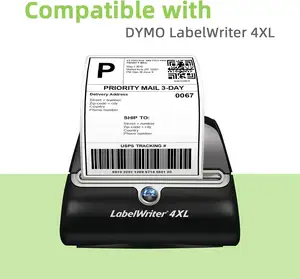 Reciclable de alta calidad Premium 4XL Compatible con DYMO Adhesivo 4 "x 6" Etiqueta de envío Modelo 1744907