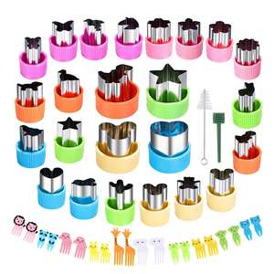 Kitchen Tools Metal Fruit <b>Cutters</b> Sandwich Mold Maker Fun Food Shapes-Cookie Vegetable <b>Bread</b> Mould Set - Product Image 1