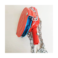 Petit treuil manuel pour serre agricole avec enrouleur de film plastique en acier/alliage d'aluminium, longueur de déroulement 100m