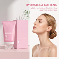 Crème anti-rides pour le cou au collagène PDRN ODM/OEM Gua Sha |   Masseur Gua Sha intégré avec 5% de Volufiline |   Soin raffermissant et sculptant