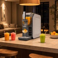 Machine à slush instantanée sans glaçons, réservoir transparent haute visibilité, machine à slush, cocktail, milkshake et frappé 6 en 1