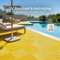 Dalles de sol emboîtables résistantes aux UV et imperméables, tapis de terrasse modulaires antidérapants pour garage, patio, cour arrière, terrain de sport
