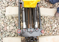Nueva Herramienta Hidráulica de Ajuste de Espacios entre Rieles de Acero Inoxidable Tiegong para Mantenimiento Ferroviario, 400KN, con Bomba Manual