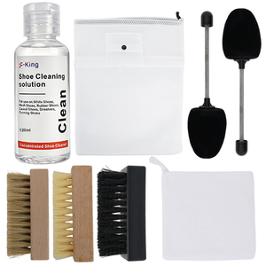 Cepillo Multiusos para Zapatos, Cepillos Duros, Suaves y Medianos, Bolsa de Lavado para Zapatillas, para Limpiar Zapatos de Cuero, Lona y Gamuza - Product Image 1