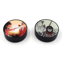 Accessoire résistant à la pression de cas de lentille de contact portatif de modèle d'impression de dessin animé