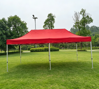 Tente carrée en aluminium 4*8m, confortable, hauteur réglable, anneau de traction, tente personnalisable