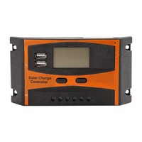 Contrôleur de panneau solaire SUYEEGO, régulateur de charge solaire PWM à sortie CC 12V 24V 20A 30A, directement de l'usine