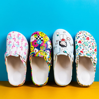Chaussures Chirurgicales Femmes Médecins Sabots Légers en EVA Respirants à Enfiler Pantoufles Tenues d'Infirmières Soins de Santé
