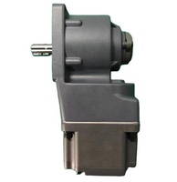Moteur BLDC à arbre creux à angle droit à couple élevé ZD 24V 48V 220V 200W 400W 750W avec boîte de vitesses de type L pour AGV, AMR et robots de stockage